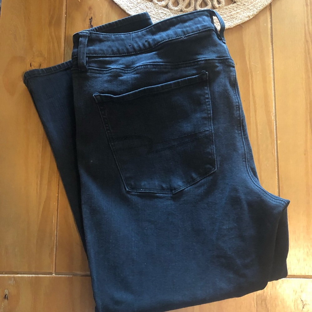American Eagle 360-Stretch Black Jeans